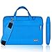 Produktbild Qishare 13.3'' 14'' Zoll Laptoptasche, multifunktionale Laptoptasche für Damen Herren Schüler, Verstellbarer Schultergurt und unterdrückter Griff, tragbarer Dokumentenordner(13,3-14 Zoll, Blau)