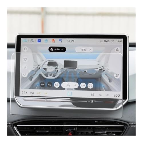 Verre trempé ID.3 2025 navigation protection écran voiture 12,9 pouces
