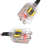 Cuymoap 2 PCS K-28 Car Impedance Converters, High to Low Frequency Amplifier Output Conversion,