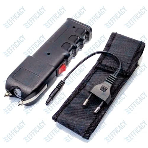 Image of Efficacy 928 Type Rechargeable LED Torch - Compact Flashlight with Carry Pouch & Charging Cable