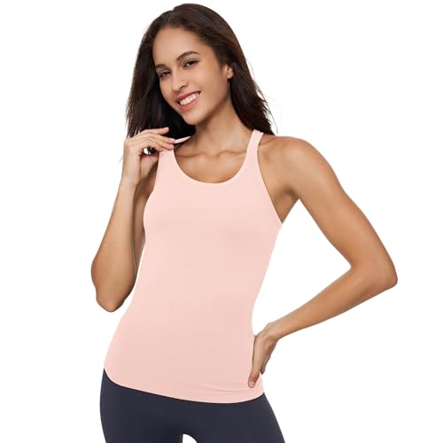 Image of sphinx cat Yoga Racerback Tank Top for Women with Built in Bra,Women's Padded Sports Bra Fitness Workout Running Shirts