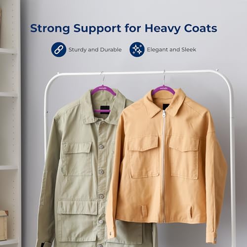 Image of SereneLife Velvet Hangers - 150 Pack, Slim & Space Saving for Closets