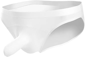 Mens Ice Silk Bikini Briefs Sexy Elephant Nose Underwear