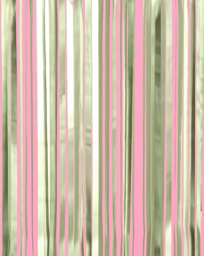 Image of xo, Fetti 2pk Sage Green Foil Curtain | Camp Bachelorette, Birthday Decor | Party Decorations, Party Supplies, Birthday Photo Booth, Camp Bach Decor, Bridal Shower Backdrop