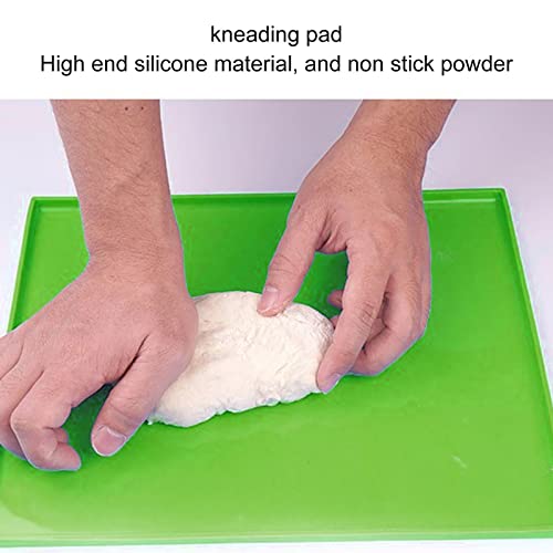 Silikon-Dehydratorschalen, BPA-freie Obst-Dehydrator-Matten in Lebensmittelqualität verhindern das Anhaften mit Kanten für Kekse für Jerky für Fruchtleder(Grün) – Bild 4