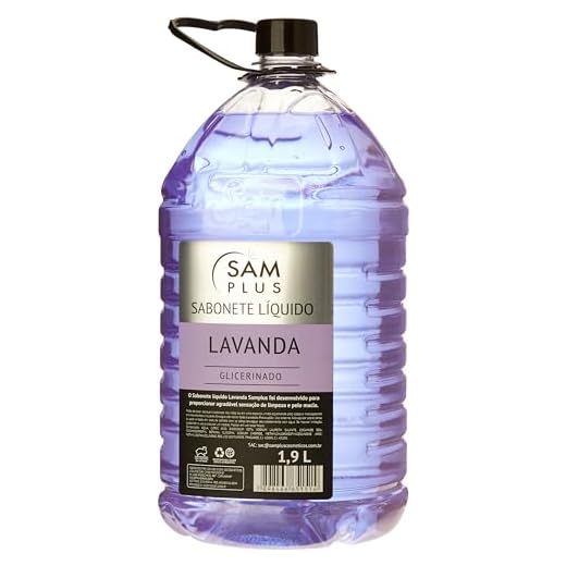 Samplus Sabonete Liquido Sam Plus 1 9L Lavanda