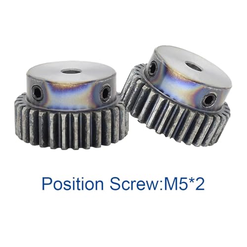 Engrenage droit 1M30T en acier robuste pour motorisation de précision - 5