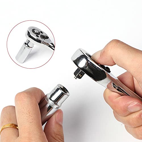 Kit de herramientas en caja plástica para hogar y auto miniatura 6