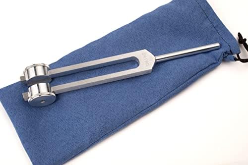 Om 136.1 Weighted Tuning Fork for Healing from Omnivos for Reducing Pain from Inflammation, Reduce Stress, Meditation, Machined not Molded and Made in The USA