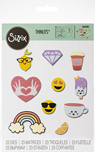 Sizzix Thinlits Die Set 23 Pack Spring Icons, Multicolor