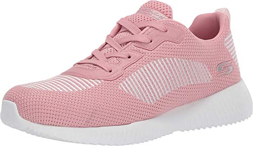 Tênis Bobs Squad - Turn Up, Skechers, Feminino, Rosa Choque/Branco, 38