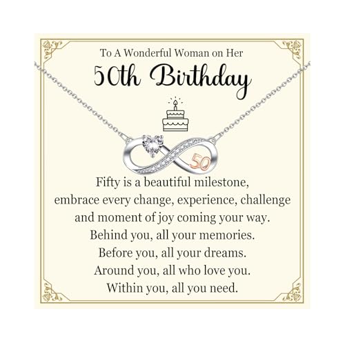 30th 40th 50th 60th 70th 80th Birthday Gifts for Women, Necklace Jewerly Gift for Women