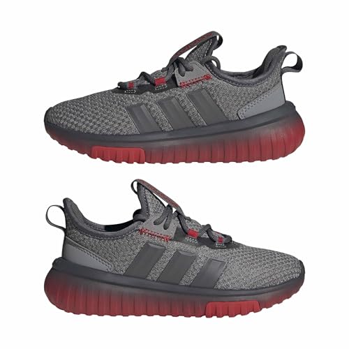 adidas Unisex-Kids Kaptir 4.0, Grey/Grey/Better Scarlet, 11 - image 7