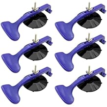 ZKTOOL 6PC Suction Cup Clamp Set, Class Clamps Kit for Car Convertible Glass Windshield Top Repair Gluing,Convertible Window Glass Repair Clamp,Convertible Top Suction Cup Clamps,With Sponge Pad