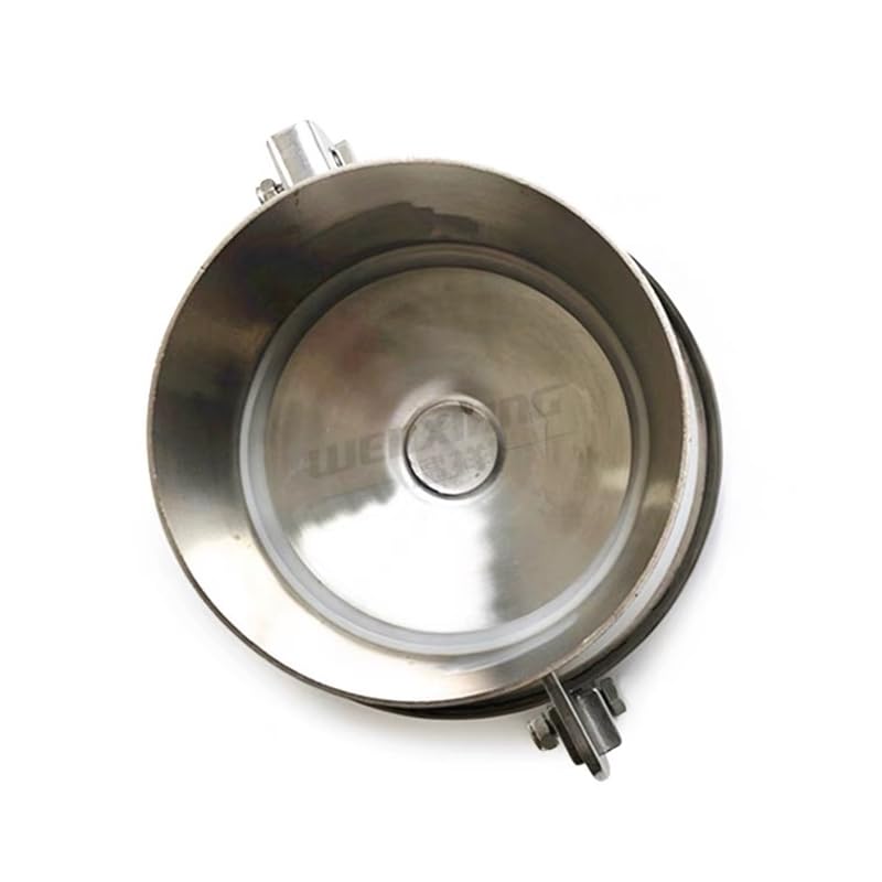TSIOHKBS DN350 304 Stainless Steel Normal Pressure Manhole Cover Quick-Opening Manhole Door Welding Round Flanging Hand Hole