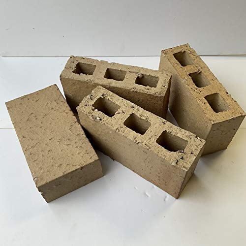 ベージュ レンガ 3つ穴 ブロック4個セット 長さ26cm