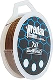 Predax Stahlvorfach 7x7 braun 10m Spule, Durchmesser/Tragkraft:0.28mm / 9kg Tragkraft