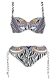 opera bikini schwarz breiter verstellbarer Slip OPERA Bikini 1 Multicolor 38 D