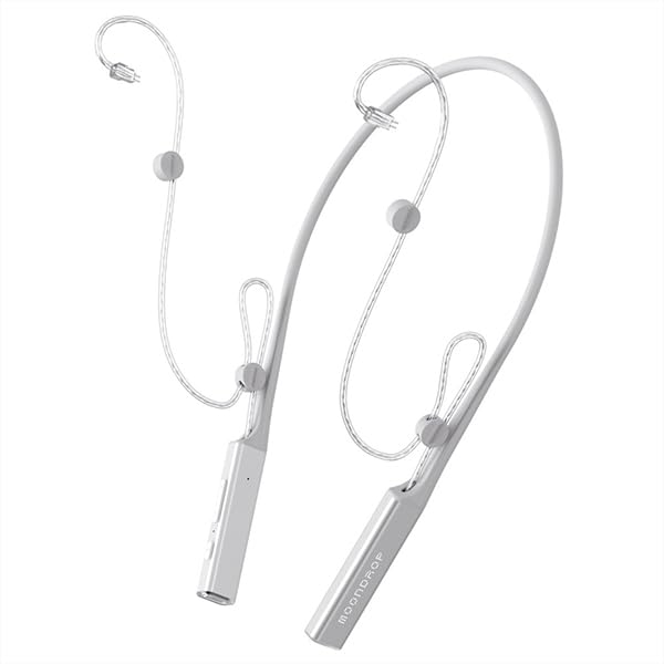 Amazon | 水月雨 (MOONDROP) ワイヤレスケーブル Little White ネック 