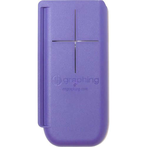 Ez Graphing Purple Hard Slide Cover (See Description For Details) For Ti 84 Plus, Ti 84 Plus C Silver Edition, Ti 89 Titanium (Not For Ti 84 Plus Ce) #TOP1