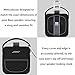 for Bose New SoundLink Micro 2nd Gen Portable Bluetooth Speaker Silicone Protective Case, Portable Travel Case with Carabiner (Black) - co2CREA