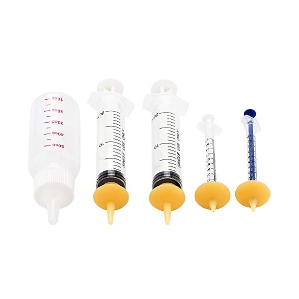Xuanda Pet Feeding Bottle and Syringes with Nipples for Small Cat Dog Animals (Model 3) Xuanda Pet Feeding Bottle and Syringes with Nipples for Small Cat Dog Animals (Model 3)