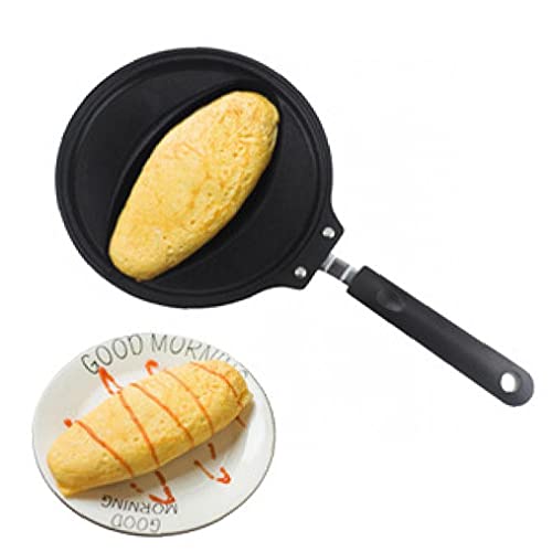 Ruluti Omurice Pan Non-Stick Frying Pan Omelette Pan Breakfast Pan Omurice Pentole Pentole Forniture da Cucina