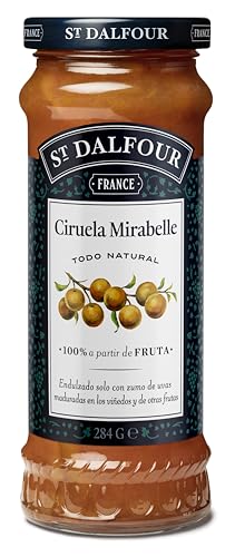 St Dalfour CIRUELAS MIRABEL Mermelada 284g 100% Fruta Sin Azúcares Añadidos