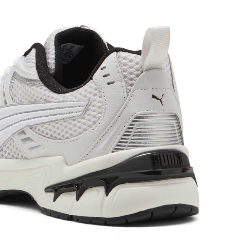 PUMA Unisex-Sneaker MILENIO TECH 2000, Federgrau/Weiß/Silber, Größe 38, Federgrau PUMA Weiß PUMA Silber, 38.5 EU – Ansicht 2