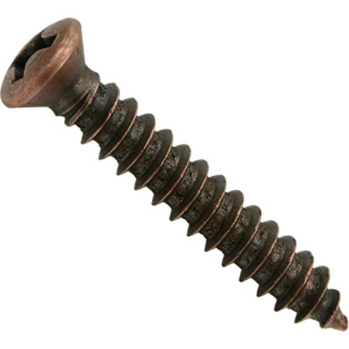 Hard-to-Find Fastener 014973127060 Phillips Oval Decorative Screws, 8 x 1, Piece-30