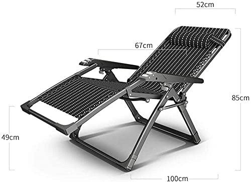 Chaise longue pliante et transat réglable pour jardin - 3