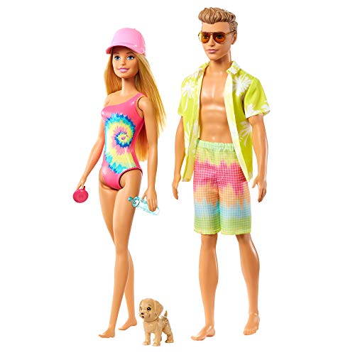 Set de regalo Barbie con villa, muñecas Barbie y Ken miniatura 5