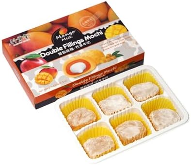 Bamboo House Mango Milk Mochi 180g - TikTok Trending - Rich Mango Milk Filling - Ultimate Sweet Treat