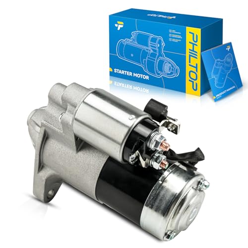 Image of PHILTOP Starter Compatible with Jeep 1999-2002 Grand Cherokee 4.7L 12V1.6KW CWPMGR10 Tooth Pinion /Teeth