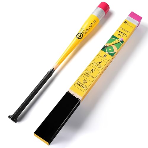 Pencil Bat - Novelty Backyard Baseball Games Gift - Youth Metal Baseball Bat - 2 5/8' Aluminum...