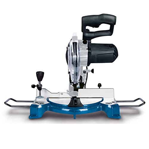 Scheppach Kappsäge HM80L mit Laser | Schnitthöhe 60mm | Schnittbreite 120mm | 1500W | Sägeblatt-Ø 210mm / 24 Z | beidseitig schwenkbarer Sägekopf | Gehrungssäge | mit Werkstückauflage & Spanner – Bild 4