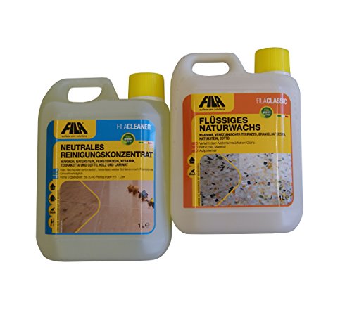 Preisvergleich Produktbild FILA SET 1 REINIGUNG + FINISH: Fila Cleaner Pro 1l + Fila Classic 1l