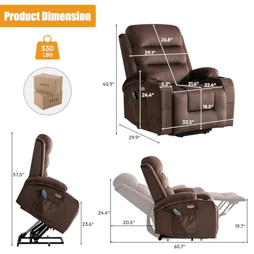 Sillón sin reclinar con puertos USB miniatura 2