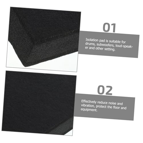 Sound Dampening Pad para Altavoces Almohadilla de Aislamiento Acústico de Alta Densidad para Monitores de Estudio Reducción de Ruido y Control de Vibración Instalación Fácil miniatura 7