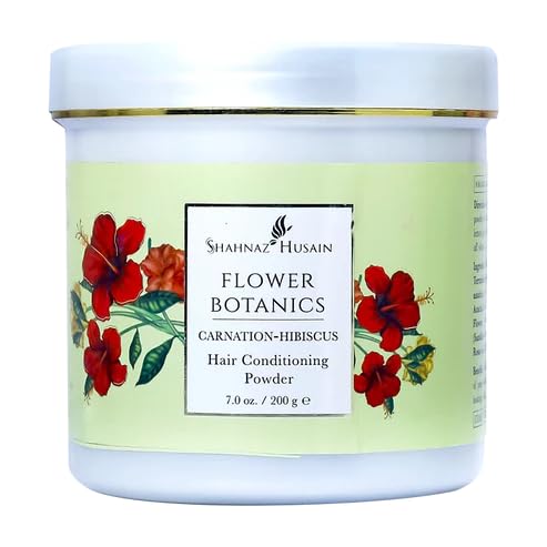 Shahnaz Husain Flower Botanics Carnation- Hibiscus Hair Powder | 200g-picture-27