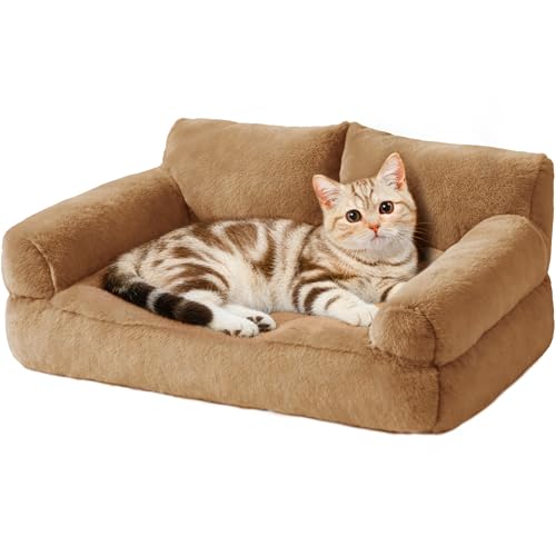 FURMORENE Cat & Small Dog Couch Bed with Washable Cover