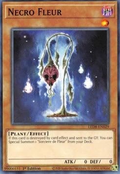 Necro Fleur LED8-EN029 Common Englisch Boosterfrisch 1. Auflage - Legendary Duelists: Synchro Storm - mit ReCollectibles-Versandschutz - für Yu-Gi-Oh!