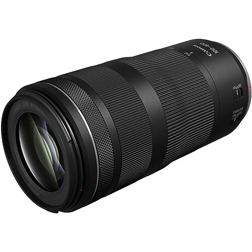 Image of Canon RF 100-400mm f /5.6-8 is USM Lens with 67mm UV Filter and Lens Cap Keeper (3 Items)