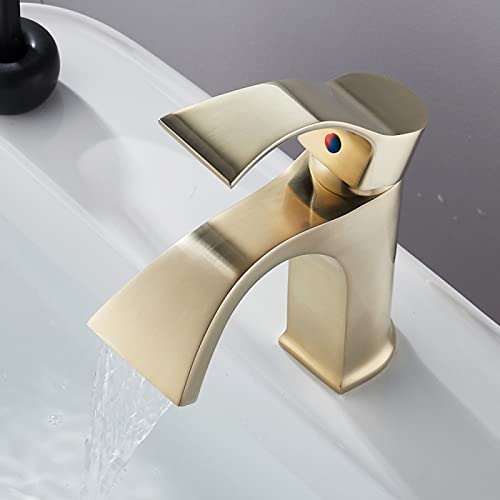 Robinets cascade pour lavabo mitigeur eau chaude froide de salle de bain