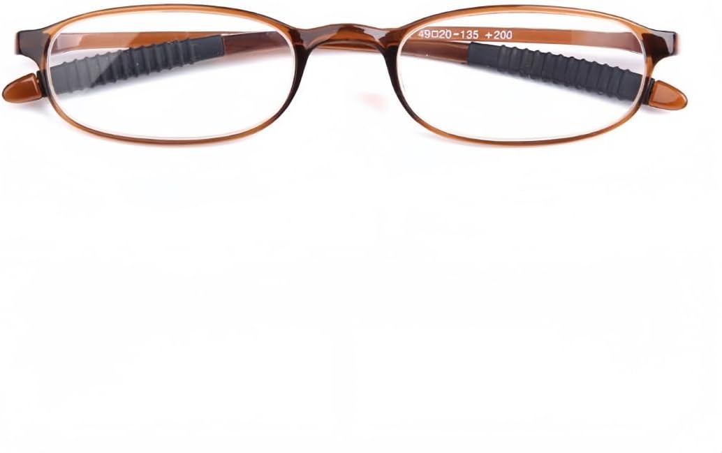 Lightweight Reading Glasses TR90 Frame Magnification Rectangular Women Men Unisex Full Rim