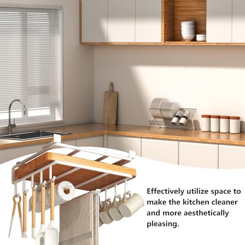 Toallero de cocina multiusos para organizar encimeras y salas de estar 4