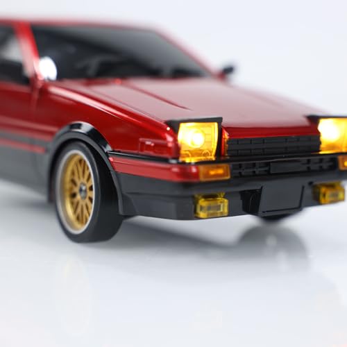 Image of 1 /18 RC Drift Racing Car Rwd LDRC LD1801 Wireless Control Vehicle Gyroscope Light System Motor Servo ESC