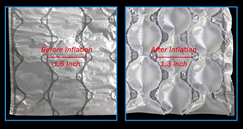 Oasd Air Cushion Films 985Ft Length Air Pillow Bubble Bags Film 15.8 Inch Width Pe Air Cushion Wrap Machine Film Roll Bubble Bags Film #TOP5