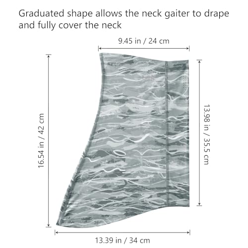 Image of BASSDASH UPF 50+ Breathable Neck Gaiter, Quick Dry Face Mask for Men Women