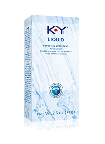 K-Y Liquid Personal Water Based Lubricant, 2.5 oz